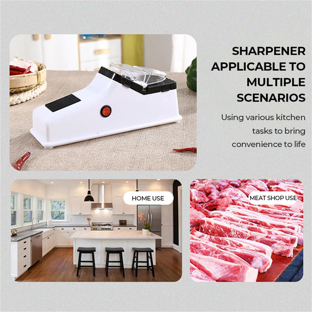 Electric Kitchen Knife Sharpener Tool Professional Knife Sharpener Fast Sharpening For Restaurant Home Kitchen Gadget