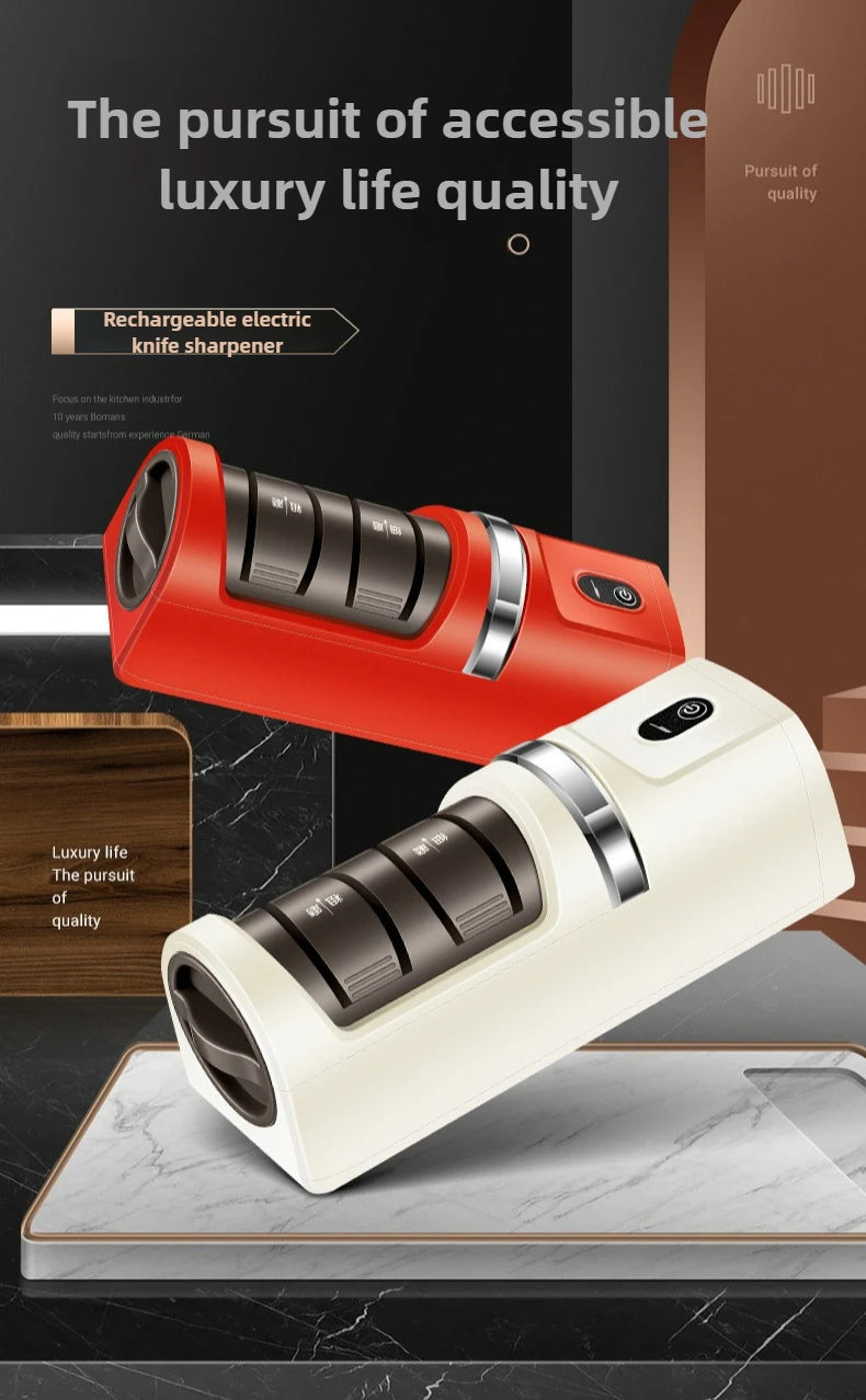 Kitchen Electric Knife Sharpener Charging Multi Functional Small Automatic Sharpener Stone Tool Household Knife Sharpener