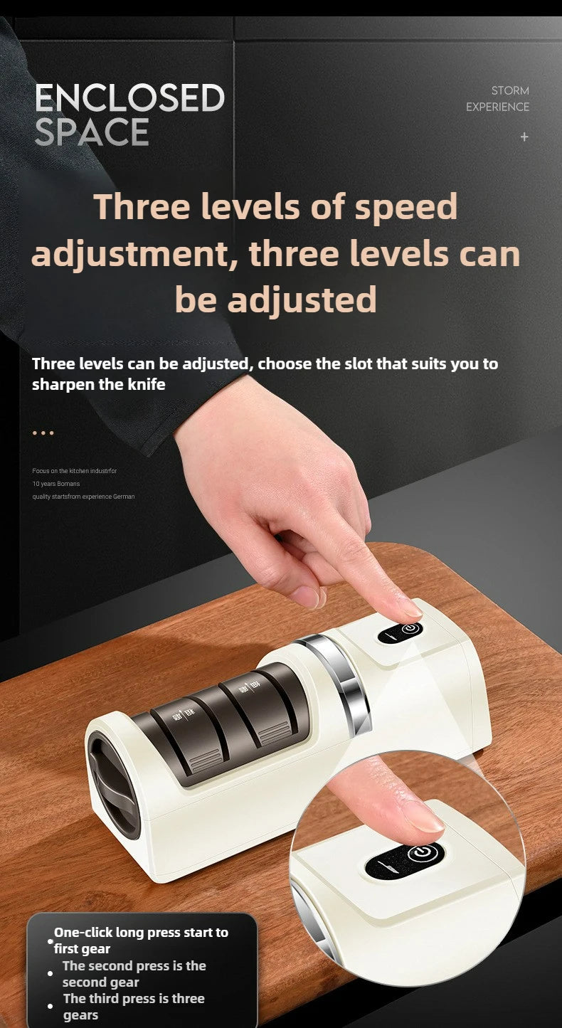 Kitchen Electric Knife Sharpener Charging Multi Functional Small Automatic Sharpener Stone Tool Household Knife Sharpener