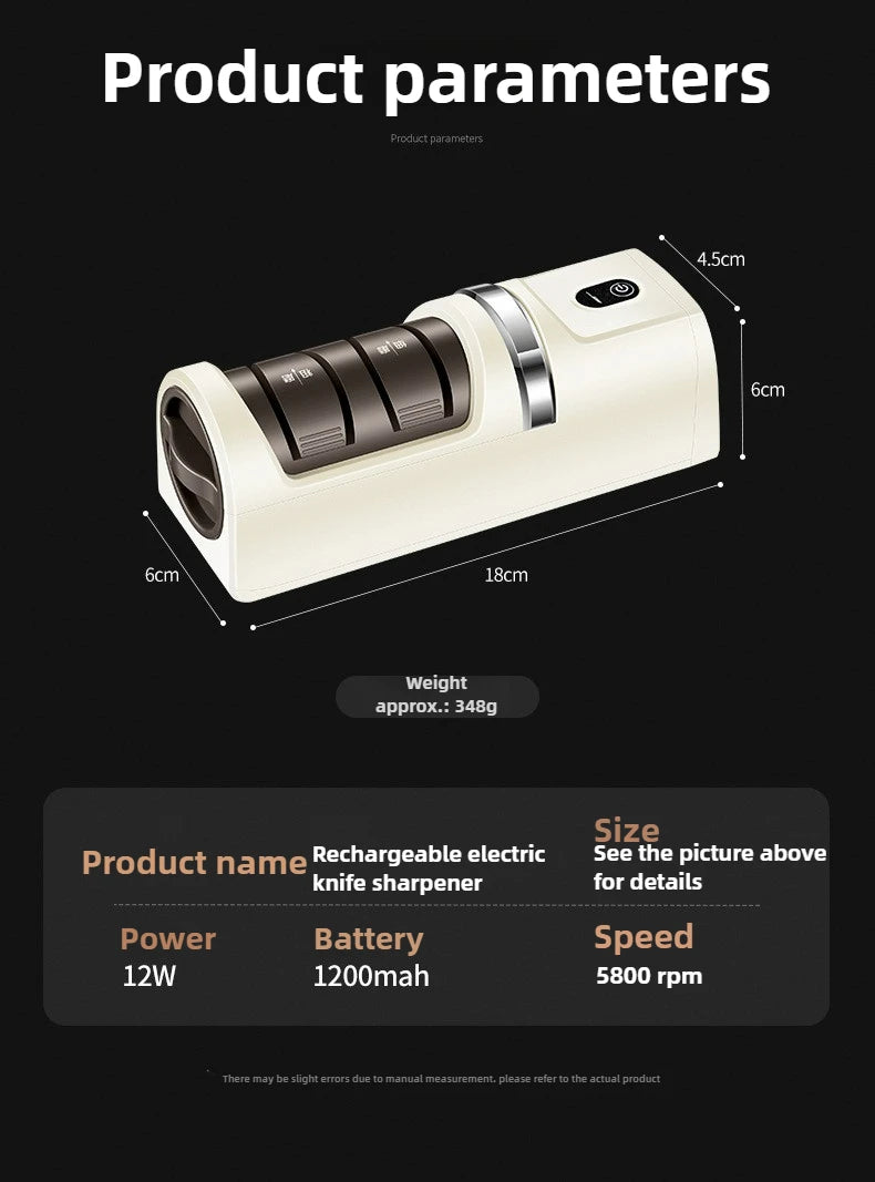Kitchen Electric Knife Sharpener Charging Multi Functional Small Automatic Sharpener Stone Tool Household Knife Sharpener