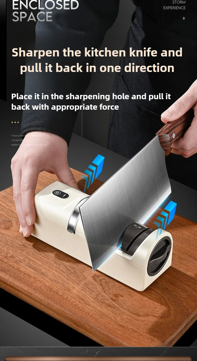 Kitchen Electric Knife Sharpener Charging Multi Functional Small Automatic Sharpener Stone Tool Household Knife Sharpener